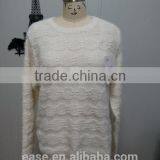 Cheap China Wholesale Clothing Lady Striped Sweater Winter Woman Fashion Grey Wool Poncho Cardigan Sweaters thumbnail-1