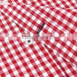 New Men Office Cotton Casual Lapel Plaids Shirt for Men thumbnail-5