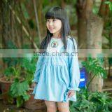 2016 Newest Spring Baby Dresses Girl Wholesale Girls Boutique Girls Cotton Clothing thumbnail-2