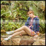 Spell Color Cotton Toe Socks Toe Socks Female Rabbit Yoga Socks Massage thumbnail-2