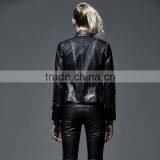 2016 Earlyspring Stylish Woman's Sex Fashion Leather Short Coat Locomotive Suit thumbnail-3