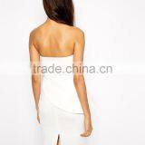 Off Shoulder Latest White Frock Short Frock Dress Designs thumbnail-2