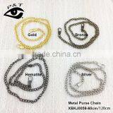 Wholesale Custom Price Long Purse Wallet Bag Link Metal Silver Chain for Handbag thumbnail-1
