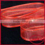 Red Organza Ribbon thumbnail-1
