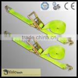 Rope Ratchet Tie Down Cam Buckle Cargo Lashing With Hooks and Rings Best Price Made by PES or PP thumbnail-2