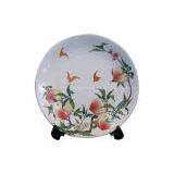 Jingdezhen Round Porcelain Decorative Plate thumbnail-2