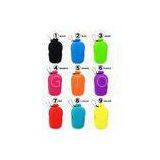 Mini Rubber Silicone Coin Pouch / Wallet With Climbing Hook , Customized thumbnail-1