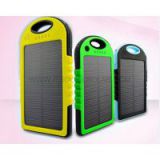 5000mA Power bank with solar panel