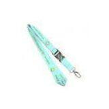 3 color Printed PET Lanyard With Metal Egg Hook, Promotional Neck Strap Lanyards