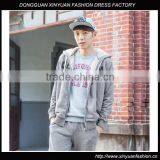 Wholesale Mens Cotton Fleece Embroidered Hoodies,Oem Casual Fleece Zipper Up Hoodies For Men thumbnail-1