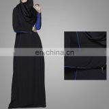 OEM China Wholesale Muslim Women Long Sleeves Maxi Dress Casual Abaya thumbnail-2