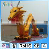 Custom Golden Nylon Attractive Inflatable Dragon, Giant Inflatable Dragon thumbnail-4