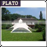 Giant White Star Tent With Clear Side Walls For Vacation Event thumbnail-1