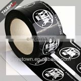 customize printed brand name logo roll sticker tape for package