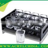 Acrylic Wine Glass Holder Plastic Wine Glass Holder Plate for Bar thumbnail-1