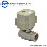 DN10 Stainless Steel 3/8inch AC220V 2way Motorized Ball Valve With Indicator No Manual thumbnail-2