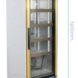 Glass Door Refrigerator 1200*840*1180 Marble Cabinet