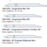 SUMMA Single Edge Cutout Blade 500-9800,500-9801 thumbnail-2