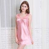 Sexy Nightdress Women's Summer Lace Sleeveless Loose Plus Size Pajamas thumbnail-4