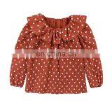 Girl Kids Ruffle Crop Top Vintage Blouse Toddler Ruffle Top thumbnail-2