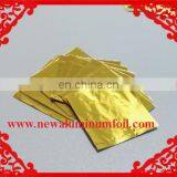 2020 Colored Chocolate Wrapping Paper 7cm*7cm 10cm*10cm Fast Food Packing Aluminum Foil thumbnail-6