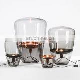 Современное скандинавское декоративное освещение, антикварный гостиничный стеклянный ночной светодиодный настольный светильник thumbnail-3