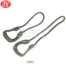 U Style Black Inject Zipper Pulls Rubber Plastic ZIP Tags Luggage Zipper Slider Cord Zipper Ends thumbnail-2