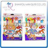 Mini Qute 2 Styles Kawaii DIY Ironing Hama Perler Beans 3D Jigsaw Girls Clown Model Building Block Educational Toy (Accept OEM)