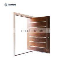 Outdoor Heavy Duty Design Wood Entrance Entry / Interior Pivot Door thumbnail-1