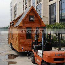 Luxury Fabricated Living Container Mobile Trailer House on Wheels Restaurant With Kitchen thumbnail-1