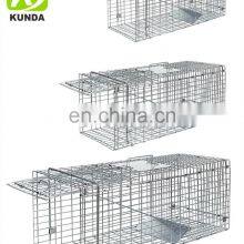 Live Rabbits, Cat, Squirrel, Raccoon, Mole, Gopher, Groundhogs, Opossums Catch and Release Cage Humane Metal Animal Cage Trap