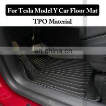 2022 All Weather 3D Car Mats for Tesla Model Y Customized Car Floor Mat for 2022 Model Y Back Seat Cover Mats Car Accessories thumbnail-3