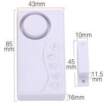 Simple door magnetic burglar alarm doorbell alarm and other four in one function door and window alarm(wechat:13510231336)
