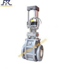 Pneumatic Full Lined Ceramic Double Disc Gate Valve thumbnail-1