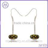 Cheap Murano Lampwork Glass Bead Dangling Earring Made in Shenzhen thumbnail-1