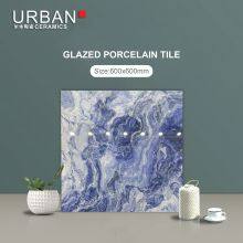 Luxury Hotel Golded 600X600mm Ceramic Non Slip Glazed Rustic Porcelain Floor Wall Tile thumbnail-4