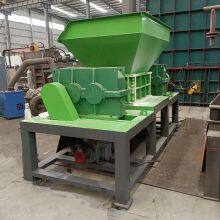 Dual-shaft Shredder for Paint Buckets and Corrugated Steel Sheets; Shredder for Head Material and Household Waste; Leather Scrap Crusher. thumbnail-4