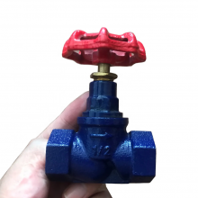 DIN/JIS PN16 Carbon Steel Gray Iron Manual Switch Low Pressure Soft Seal Globe Valve Water One Way Valve thumbnail-1