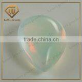 Colorful Gemstone Beads Pear Shape White Cheap Glass Gems thumbnail-1