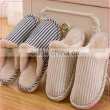 2015 New fashion ladies wool slippers indoor and outdoor comfortable warm cotton slippers