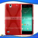X Line Design Tpu Cell Phone Cover for Xperia C4 E5333