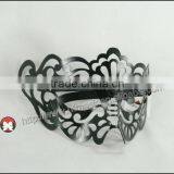 Brand New Fashion Laser Cut Clear Rhinestones Plastic Pretty Mask for Party thumbnail-3