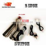 2 Inch Type y Stainless Steel Electric Exhaust Pipe With Swtich