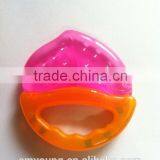 fancy shaped silicone baby teether designer pacifiers fruit pacifier