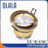 Zhongshan coffee house 10w round led ceiling downlight