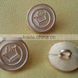 Crown Logo in Gold NF Color Metal Shank Button -- M1607 thumbnail-3