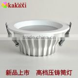 Dimmable Led Downlight 12w 18w 24w SMD5730 Round Die Casting LED Ceiling Lamp SpotLights