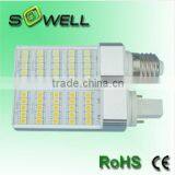 5.5w 5050SMD 35pcs 2700-7000K CE RoHS Plastic Body G24/E27 PL LED Tubes thumbnail-1