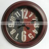 Dia 60 cm Rustic Round Metal Wall Clock
