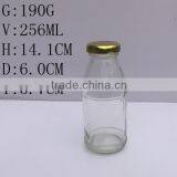 250ml 8oz Juice Glass Bottle With Twist off Top Lid thumbnail-1